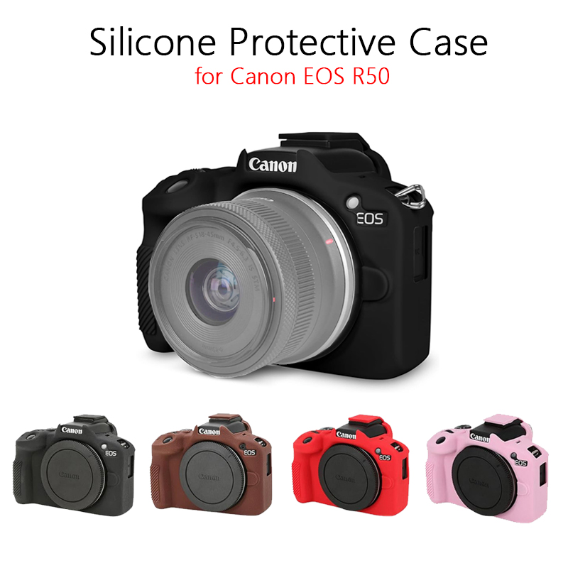 Canon Camera Eos R50 - غطاء حماية من السيليكون لكاميرا كانون
